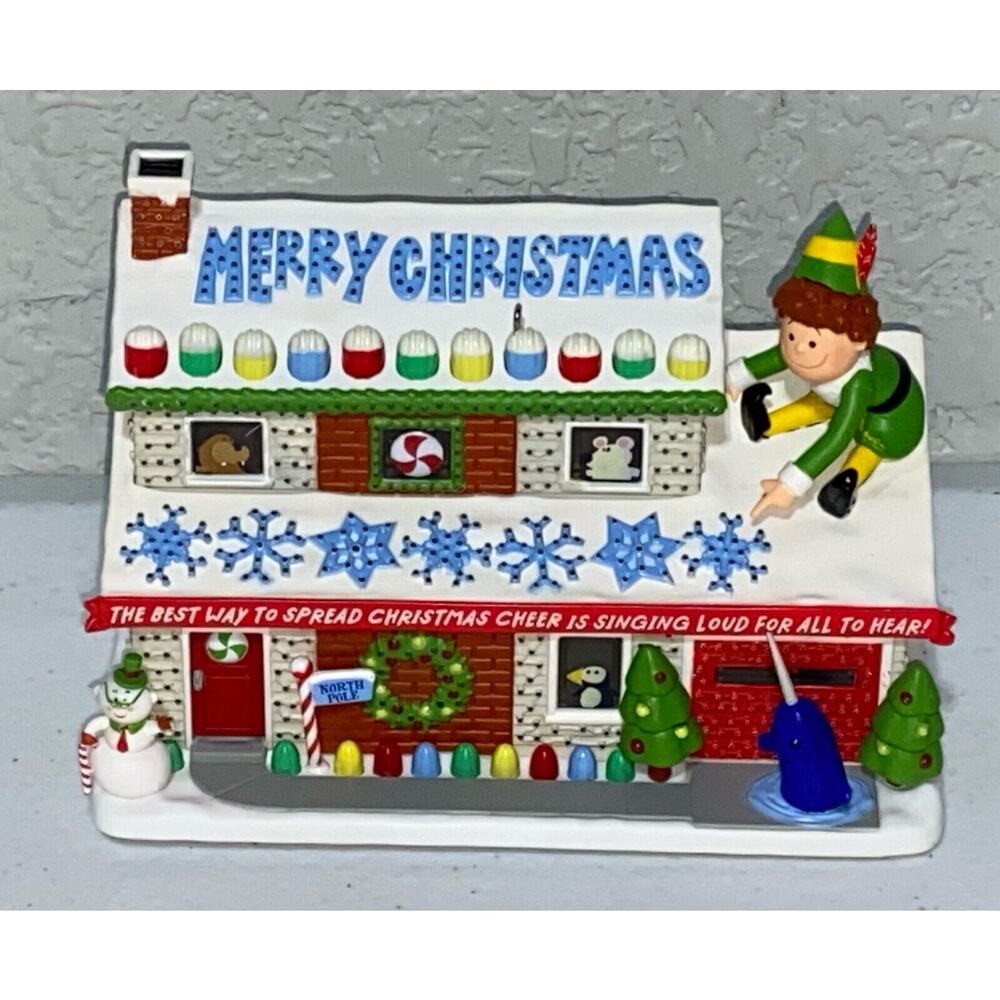 Hallmark Keepsake 2023 Elf Crazy Christmas Cheer Light & Sound Ornament New